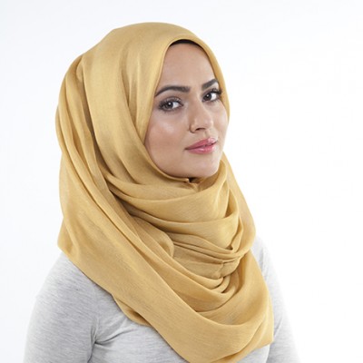 MUSTARD_COTTON_HIJAB